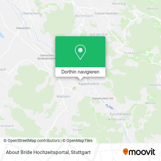 About Bride Hochzeitsportal Karte
