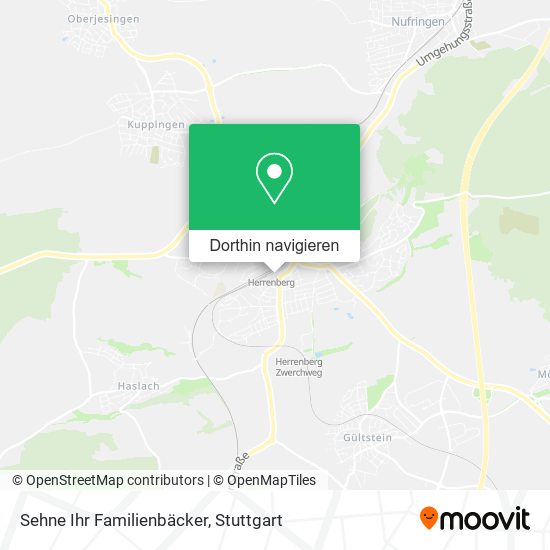 Sehne Ihr Familienbäcker Karte