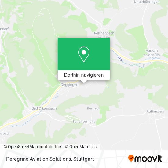 Peregrine Aviation Solutions Karte