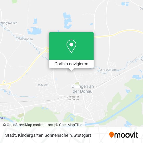 Städt. Kindergarten Sonnenschein Karte