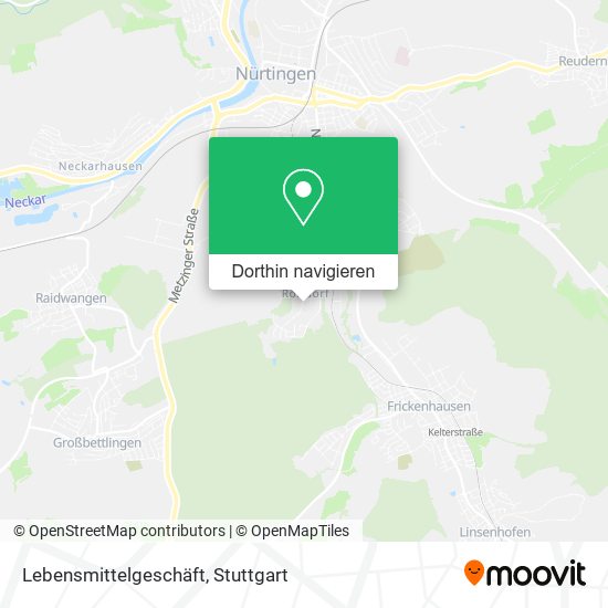 Lebensmittelgeschäft Karte
