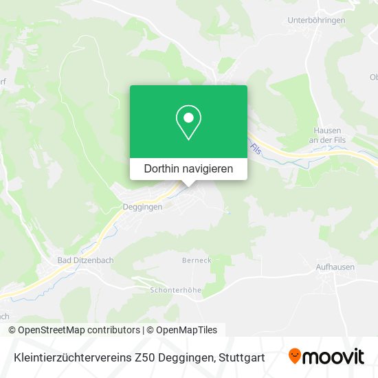 Kleintierzüchtervereins Z50 Deggingen Karte