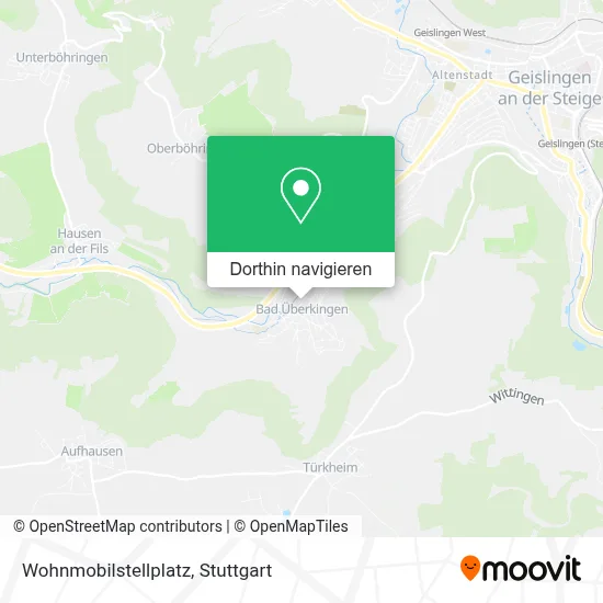 Wohnmobilstellplatz Karte
