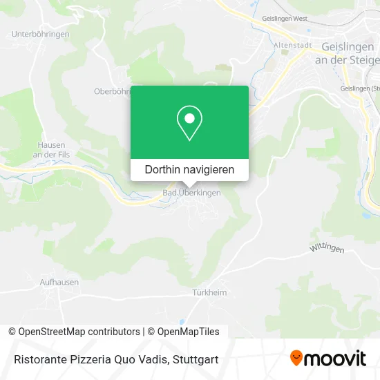 Ristorante Pizzeria Quo Vadis Karte