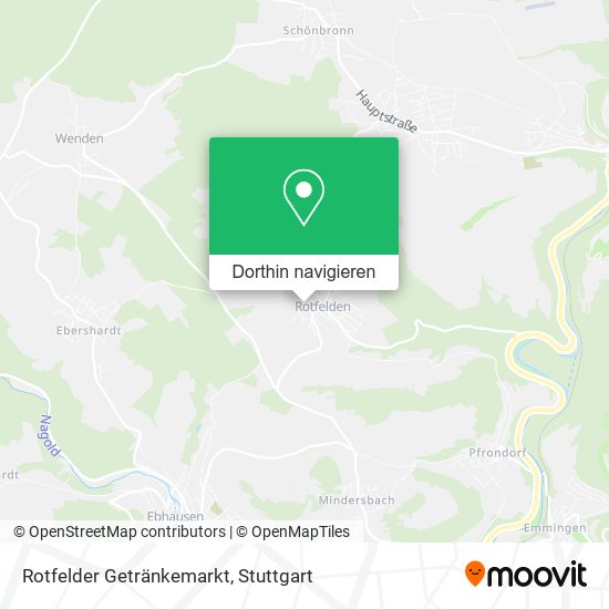 Rotfelder Getränkemarkt Karte