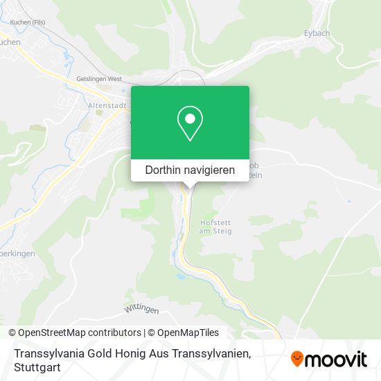 Transsylvania Gold Honig Aus Transsylvanien Karte