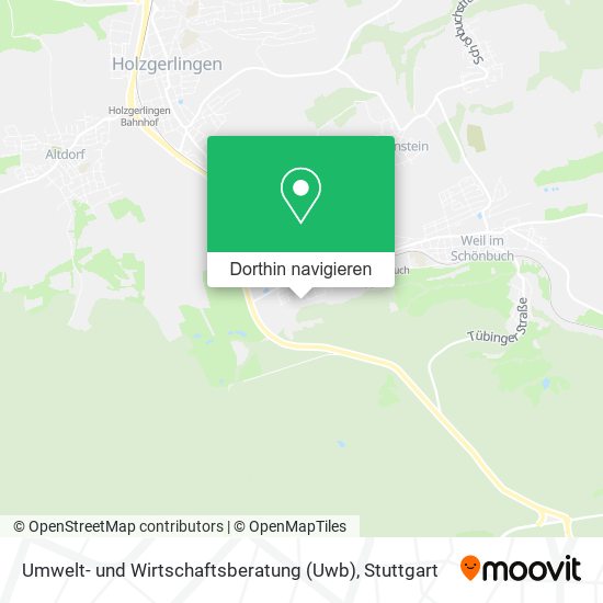 Umwelt- und Wirtschaftsberatung (Uwb) Karte