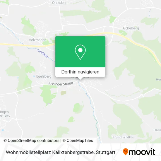 Wohnmobilstellplatz Kalixtenbergstrabe Karte