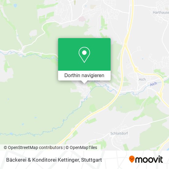 Bäckerei & Konditorei Kettinger Karte