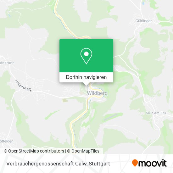 Verbrauchergenossenschaft Calw Karte