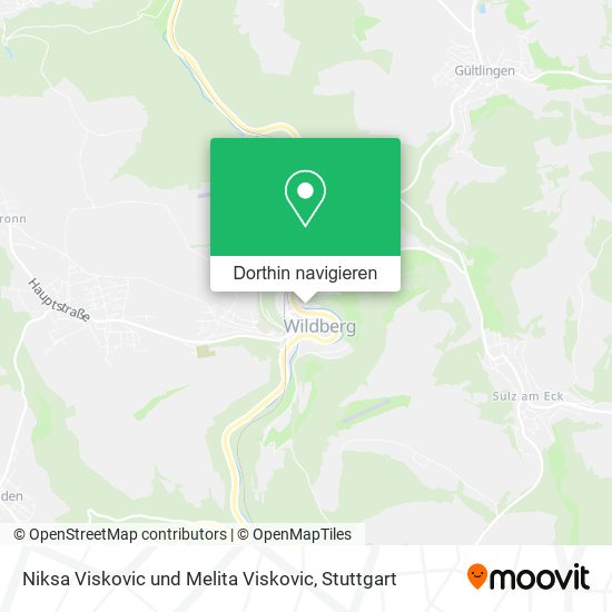 Niksa Viskovic und Melita Viskovic Karte