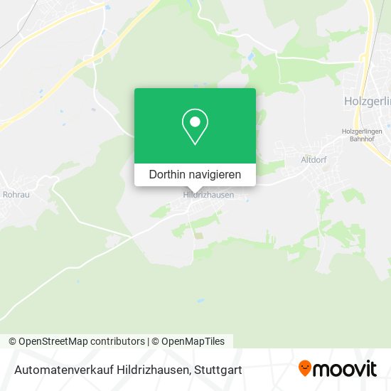 Automatenverkauf Hildrizhausen Karte