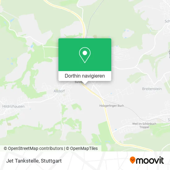 Jet Tankstelle Karte