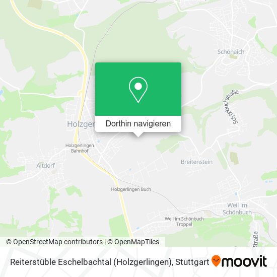 Reiterstüble Eschelbachtal (Holzgerlingen) Karte
