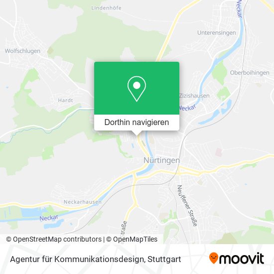 Agentur für Kommunikationsdesign Karte