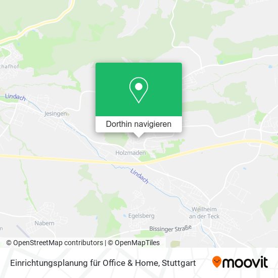 Einrichtungsplanung für Office & Home Karte