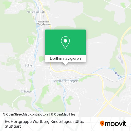 Ev. Hortgruppe Wartberg Kindertagesstätte Karte