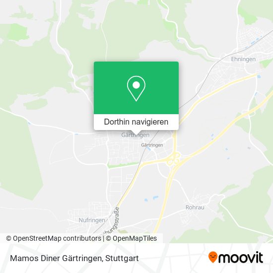 Mamos Diner Gärtringen Karte