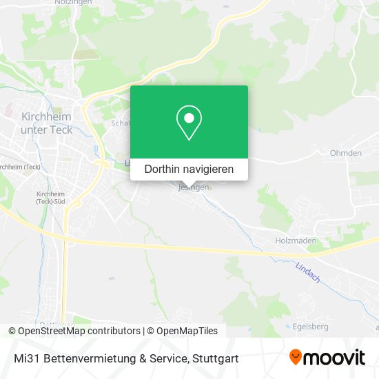 Mi31 Bettenvermietung & Service Karte