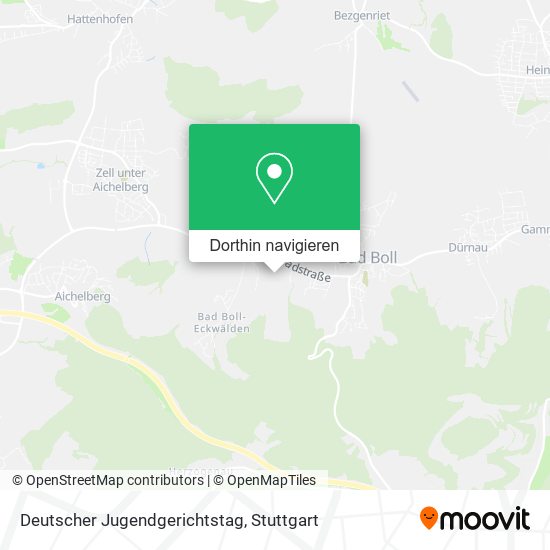 Deutscher Jugendgerichtstag Karte