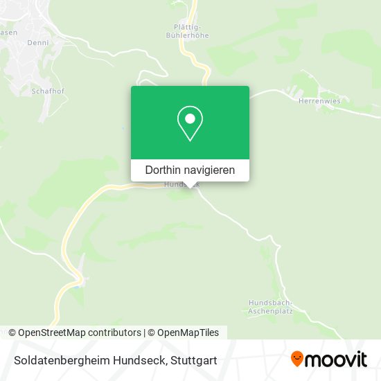 Soldatenbergheim Hundseck Karte