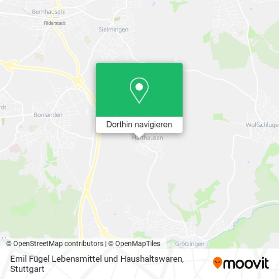 Emil Fügel Lebensmittel und Haushaltswaren Karte