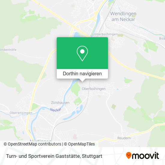 Turn- und Sportverein Gaststätte Karte