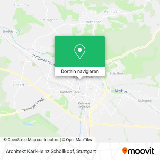 Architekt Karl-Heinz Schöllkopf Karte