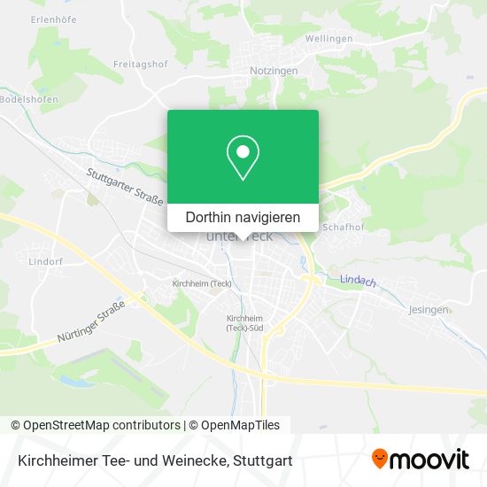 Kirchheimer Tee- und Weinecke Karte
