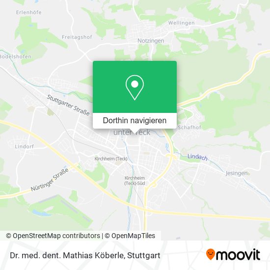 Dr. med. dent. Mathias Köberle Karte