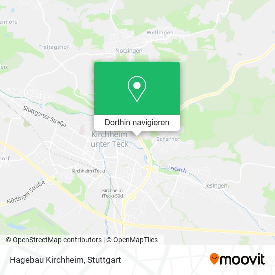 Hagebau Kirchheim Karte