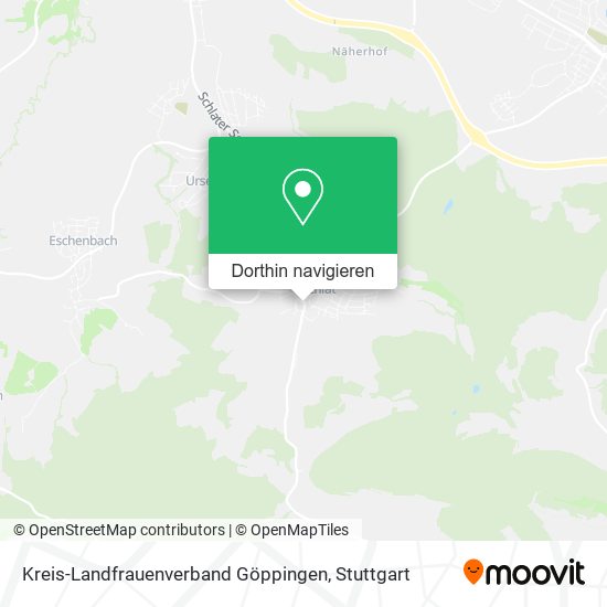 Kreis-Landfrauenverband Göppingen Karte