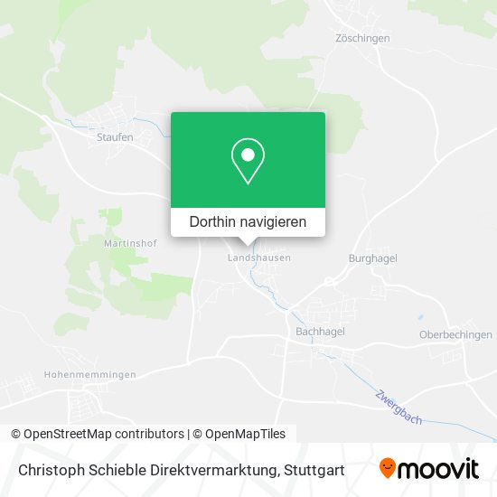 Christoph Schieble Direktvermarktung Karte