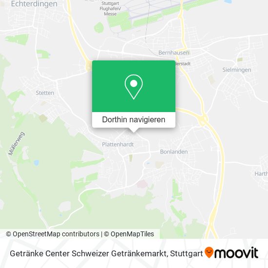 Getränke Center Schweizer Getränkemarkt Karte
