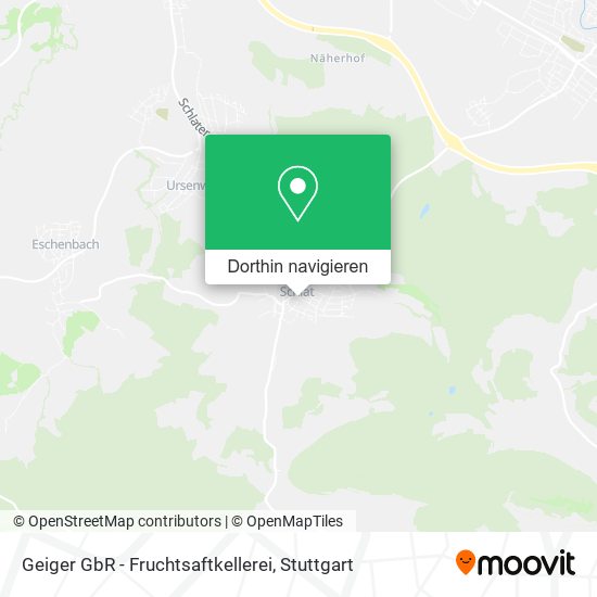 Geiger GbR - Fruchtsaftkellerei Karte