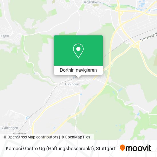 Kamaci Gastro Ug (Haftungsbeschränkt) Karte