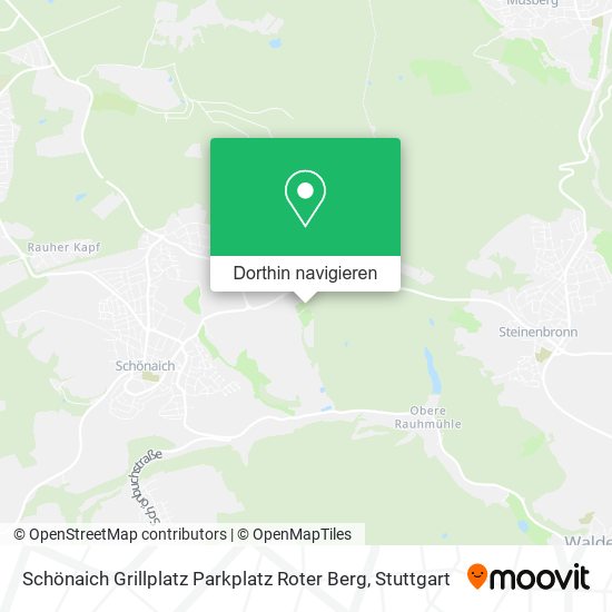 Schönaich Grillplatz Parkplatz Roter Berg Karte