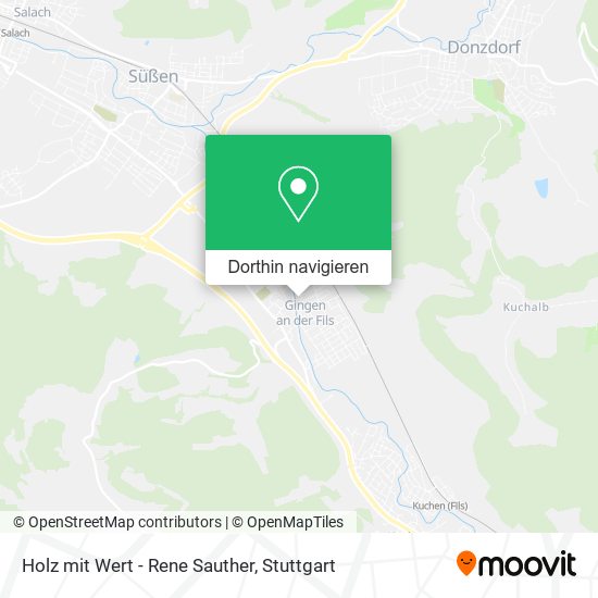 Holz mit Wert - Rene Sauther Karte