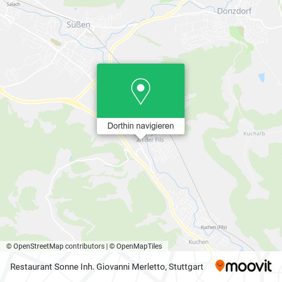 Restaurant Sonne Inh. Giovanni Merletto Karte