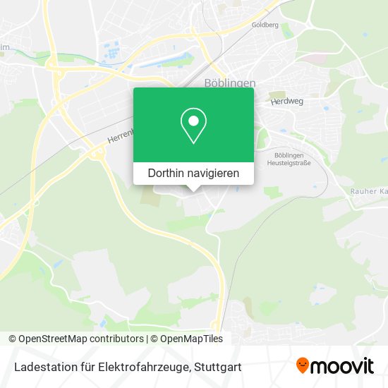 Ladestation für Elektrofahrzeuge Karte
