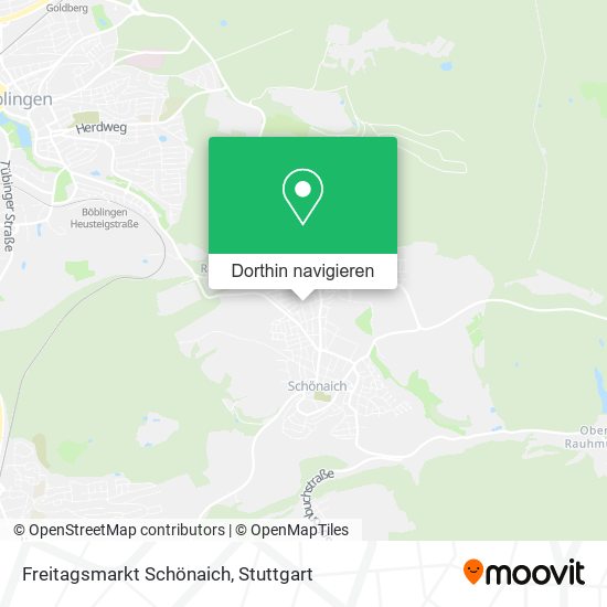 Freitagsmarkt Schönaich Karte