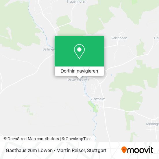 Gasthaus zum Löwen - Martin Reiser Karte