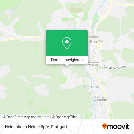 Heidenheim Heideköpfe Karte
