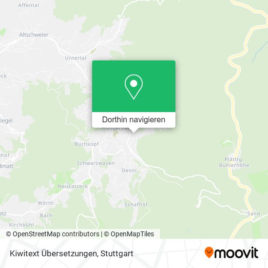 Kiwitext Übersetzungen Karte