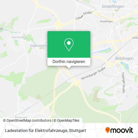 Ladestation für Elektrofahrzeuge Karte