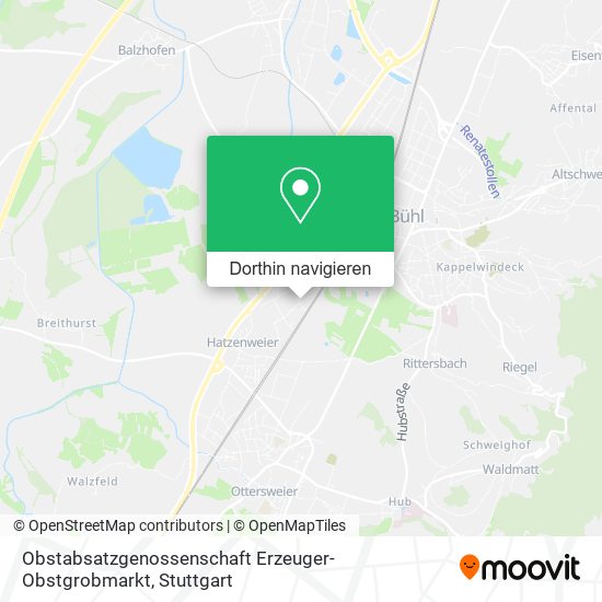 Obstabsatzgenossenschaft Erzeuger-Obstgrobmarkt Karte