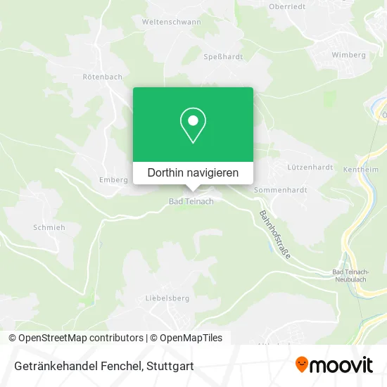 Getränkehandel Fenchel Karte