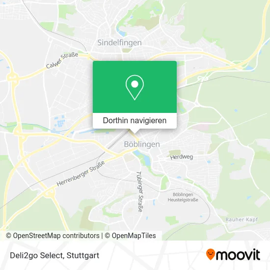 Deli2go Select Karte