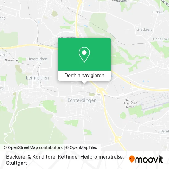 Bäckerei & Konditorei Kettinger Heilbronnerstraße Karte