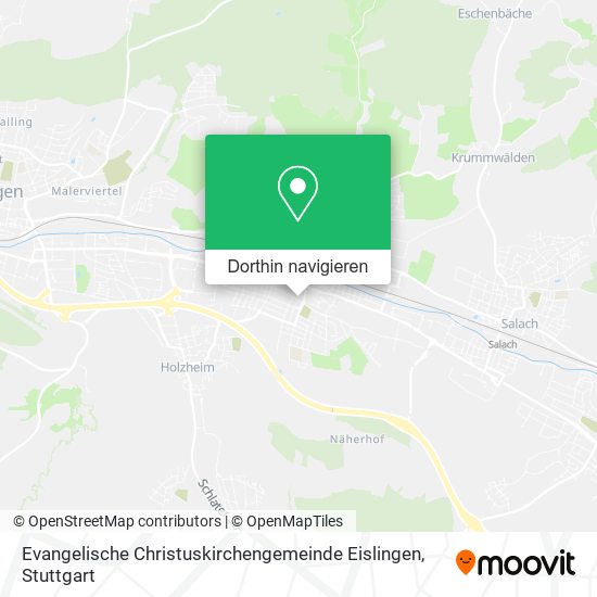 Evangelische Christuskirchengemeinde Eislingen Karte